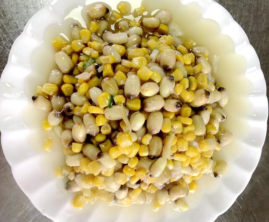 莲子炒玉米
